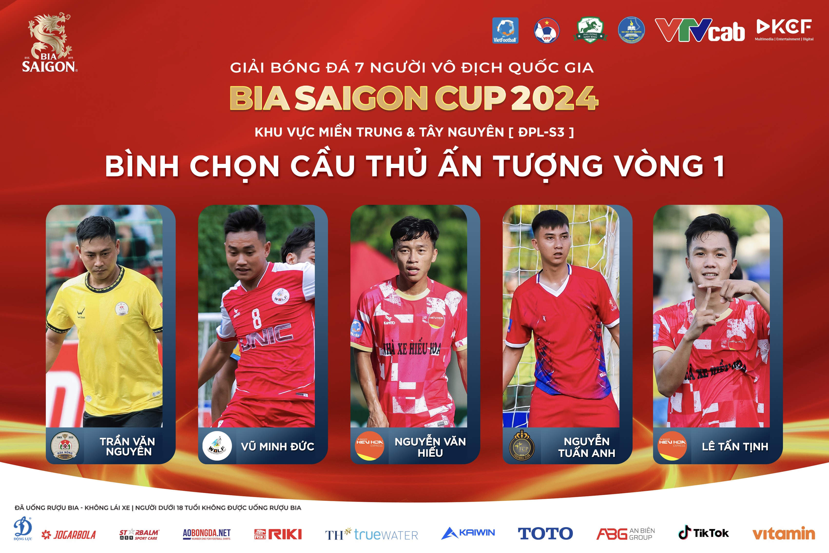 Bình chọn cầu thủ ấn tượng nhất vòng 1 ĐPL-S3